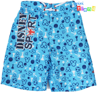 Disney Mickey mintás kék, belül nincs bélés rövidnadrág 2-3év 4-Hibátlan