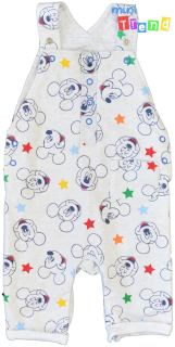 Primark Mickey mintás szürke kantáros nadrág 68 4-Hibátlan(kis elszíneződés, javítás)