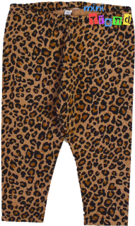 Leopárd mintás barna leggings 80 4-Hibátlan