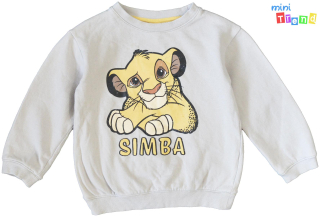 H&M Simba szürke pulóver 4év 4-Hibátlan
