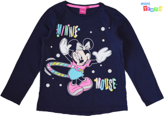 Disney Minnie sötétkék felső 128 3-Jó állapot