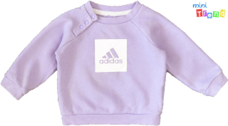 Adidas lila pulóver 74 3-Jó állapot