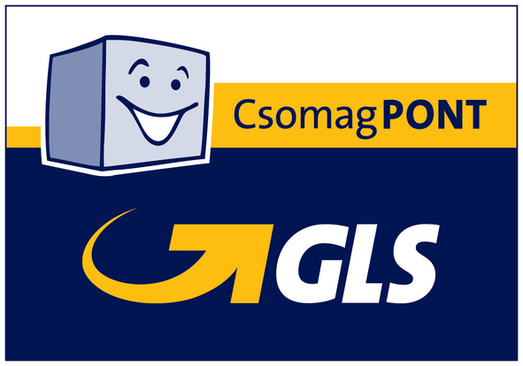 GLS Csomagpont(előre utalás és bankkártyás fizetés esetén választható)