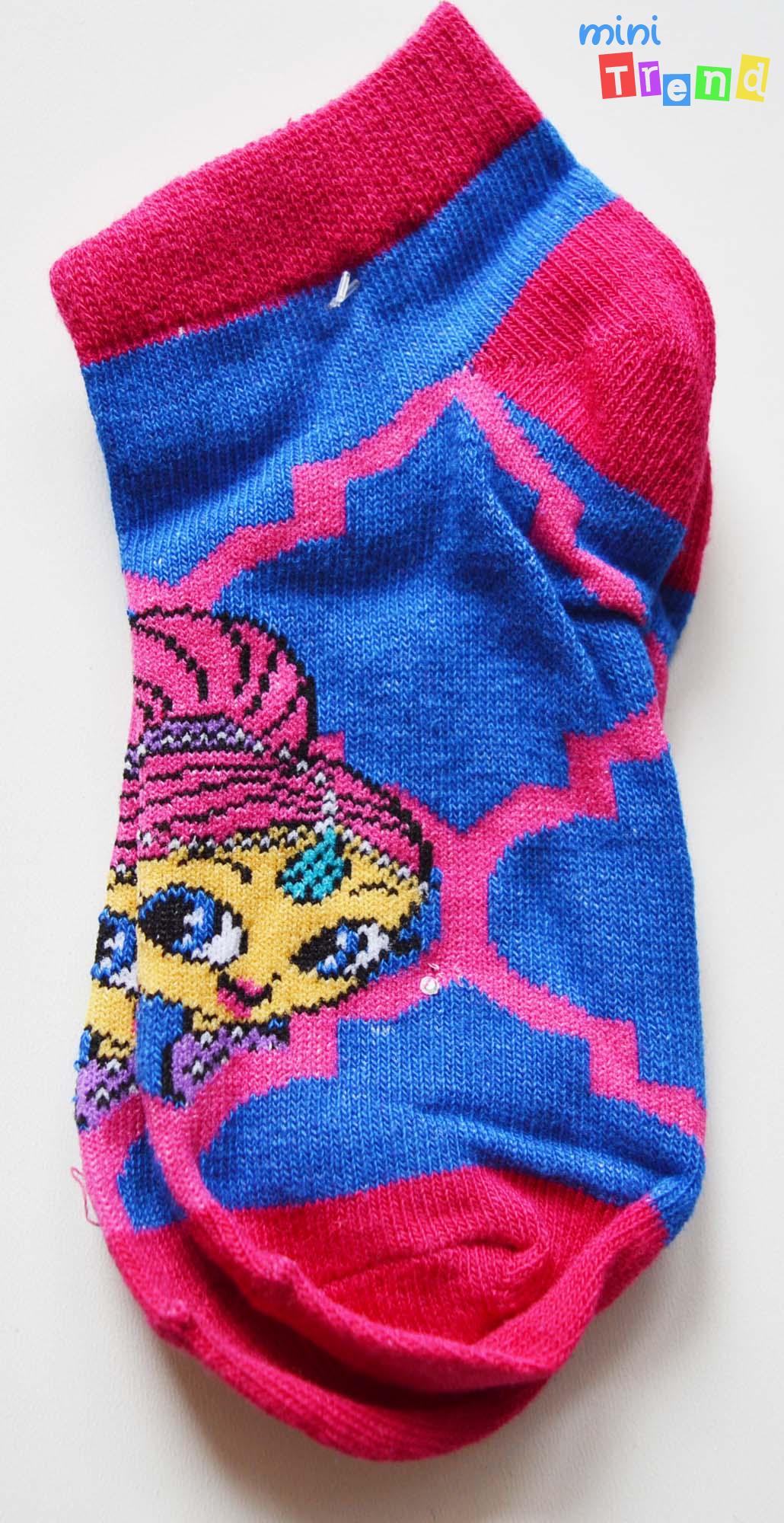 Shimmer&Shine kék bokazokni 31-34'