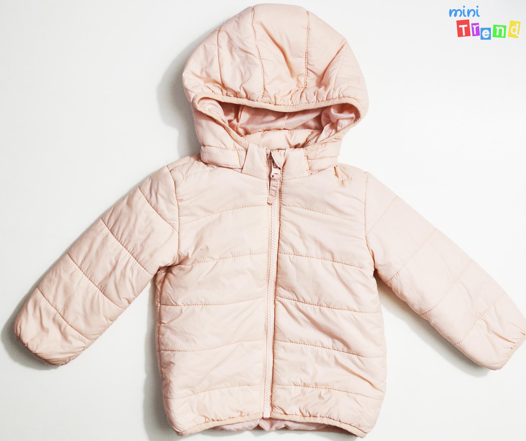 H&M rózsaszín átmeneti könnyű kabát 86 3-Jó állapot