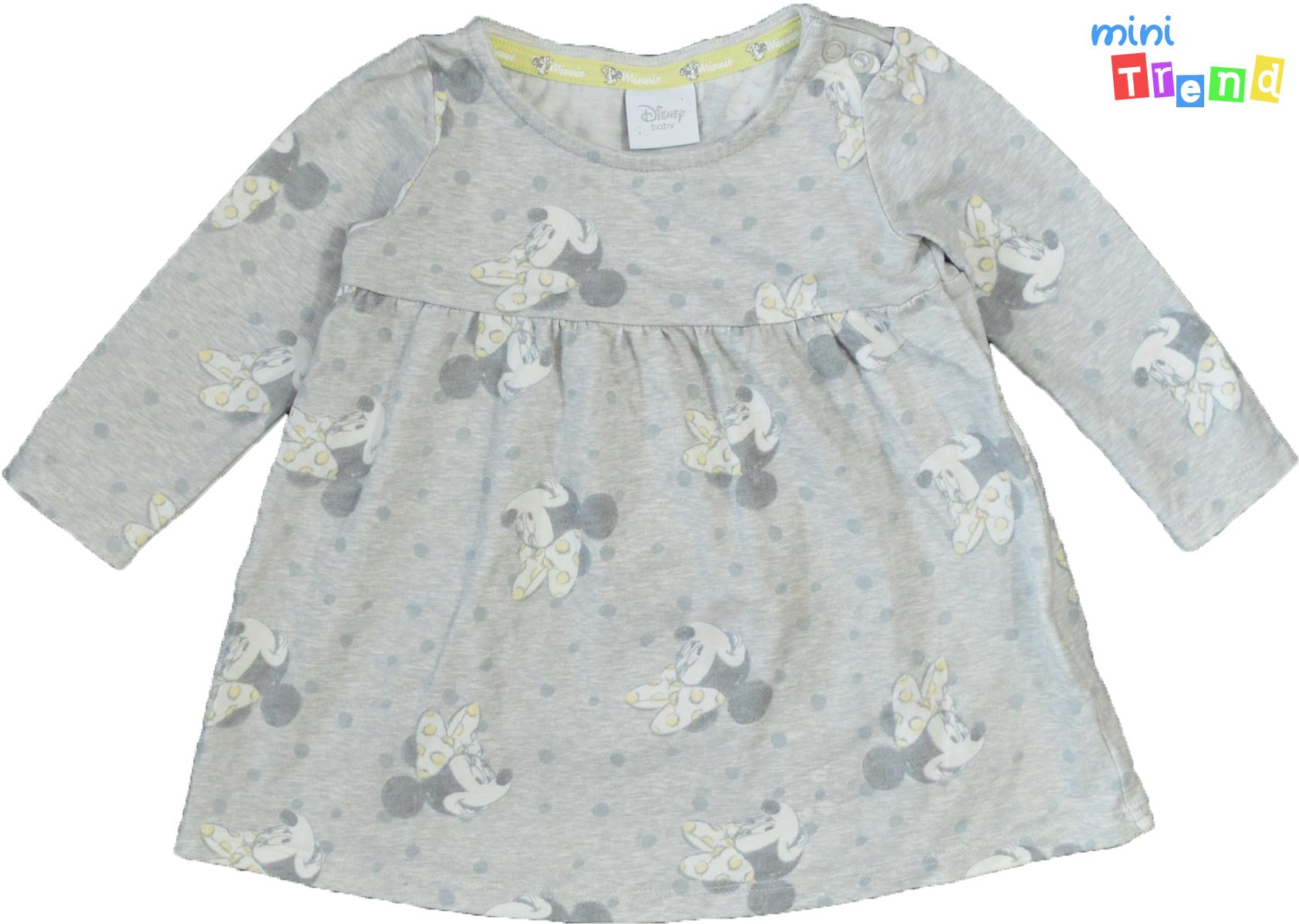 F&F Minnie mintás szürke ruha 68 5-Újszerű