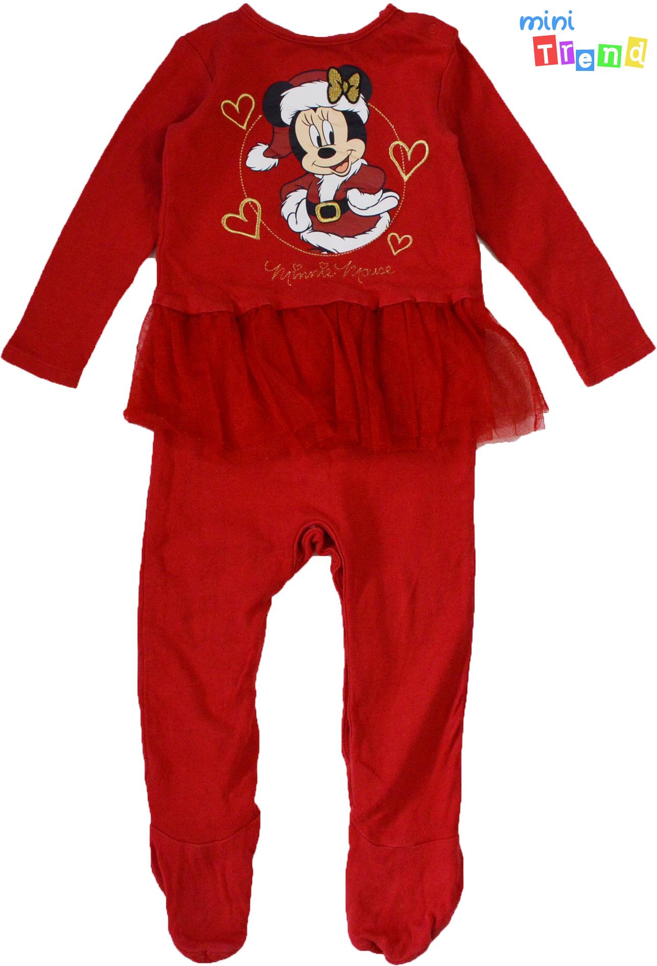 F&F Minnie piros tüllös rugdalózó 86 3-Jó állapot