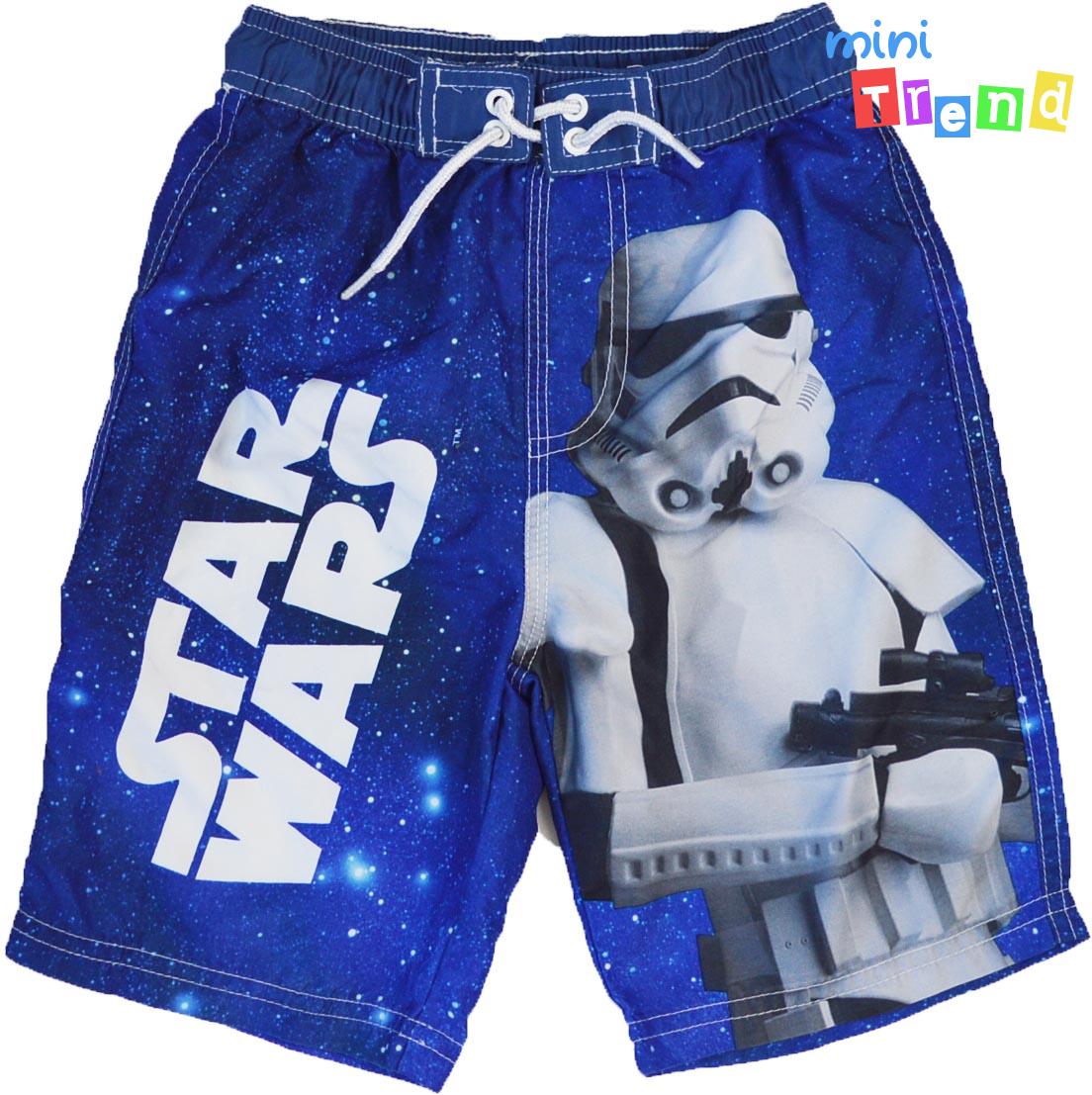 Next Star Wars kék, belül hálós rövidnadrág 4év 4-Hibátlan