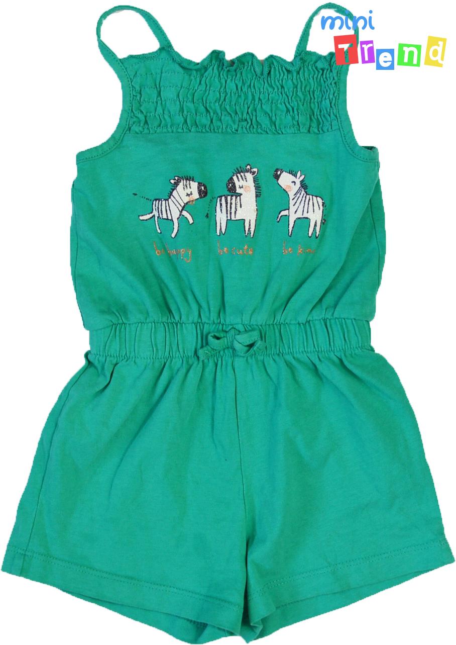 George zebrás zöld playsuit 86 4-Hibátlan(pöttynyi folt)