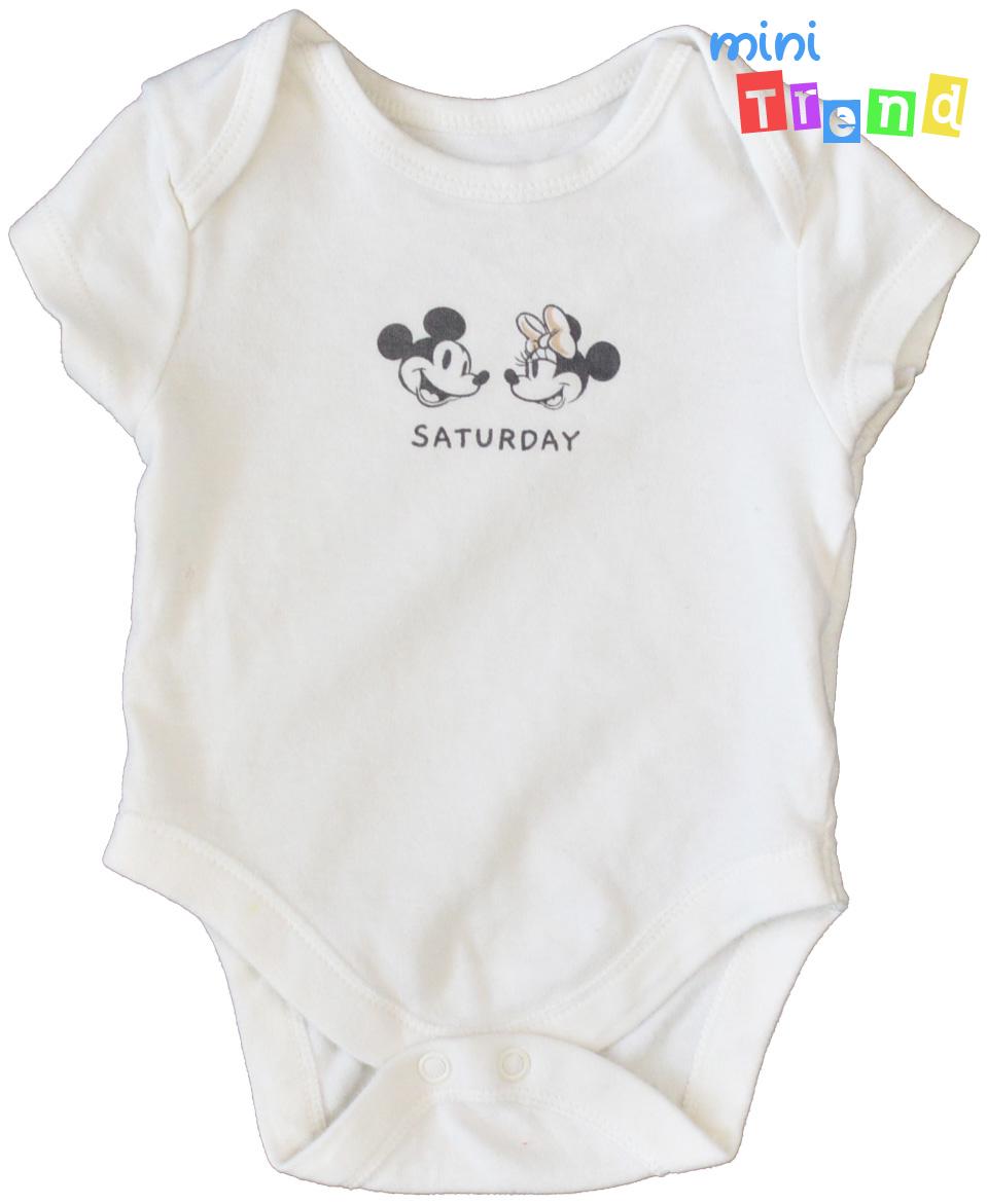 Primark Minnie&Mickey krém body 62 4-Hibátlan