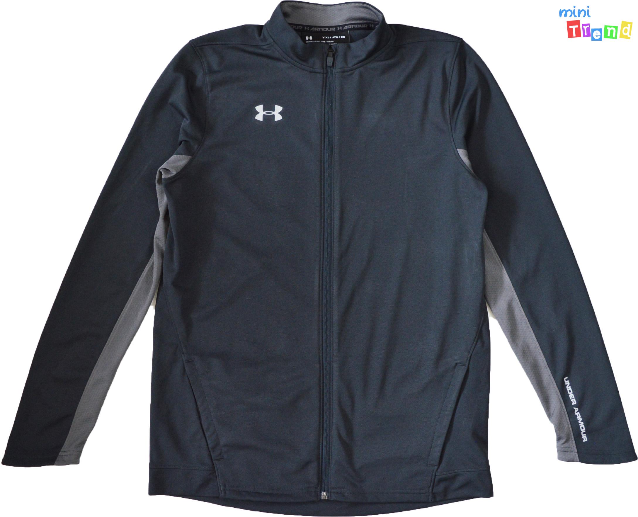 Under Armour fekete cipzáras felső 160 4-Hibátlan(kis kifénysedés)