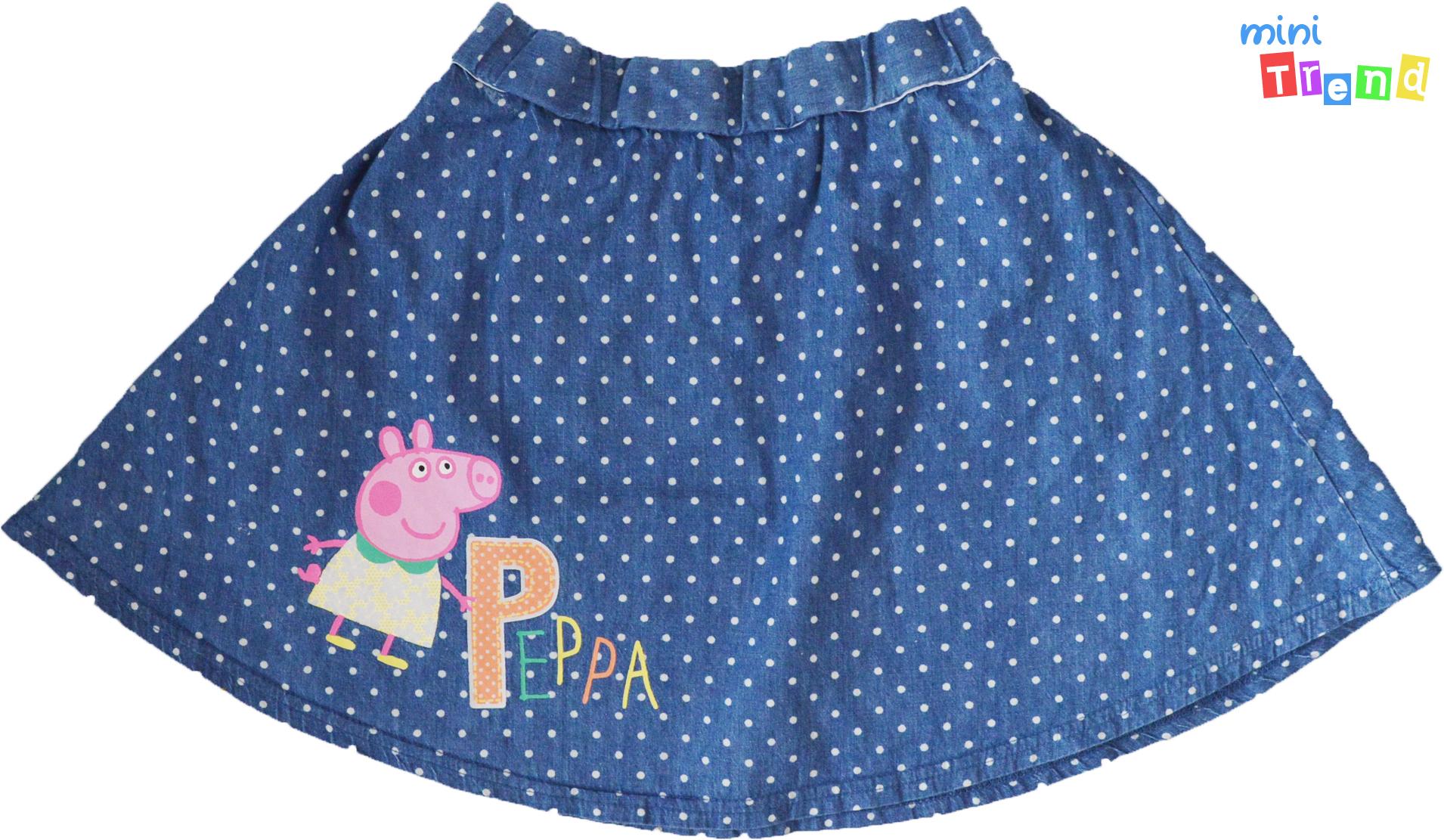 George Peppa pöttyös farmer hatású szoknya 5-6év 4-Hibátlan