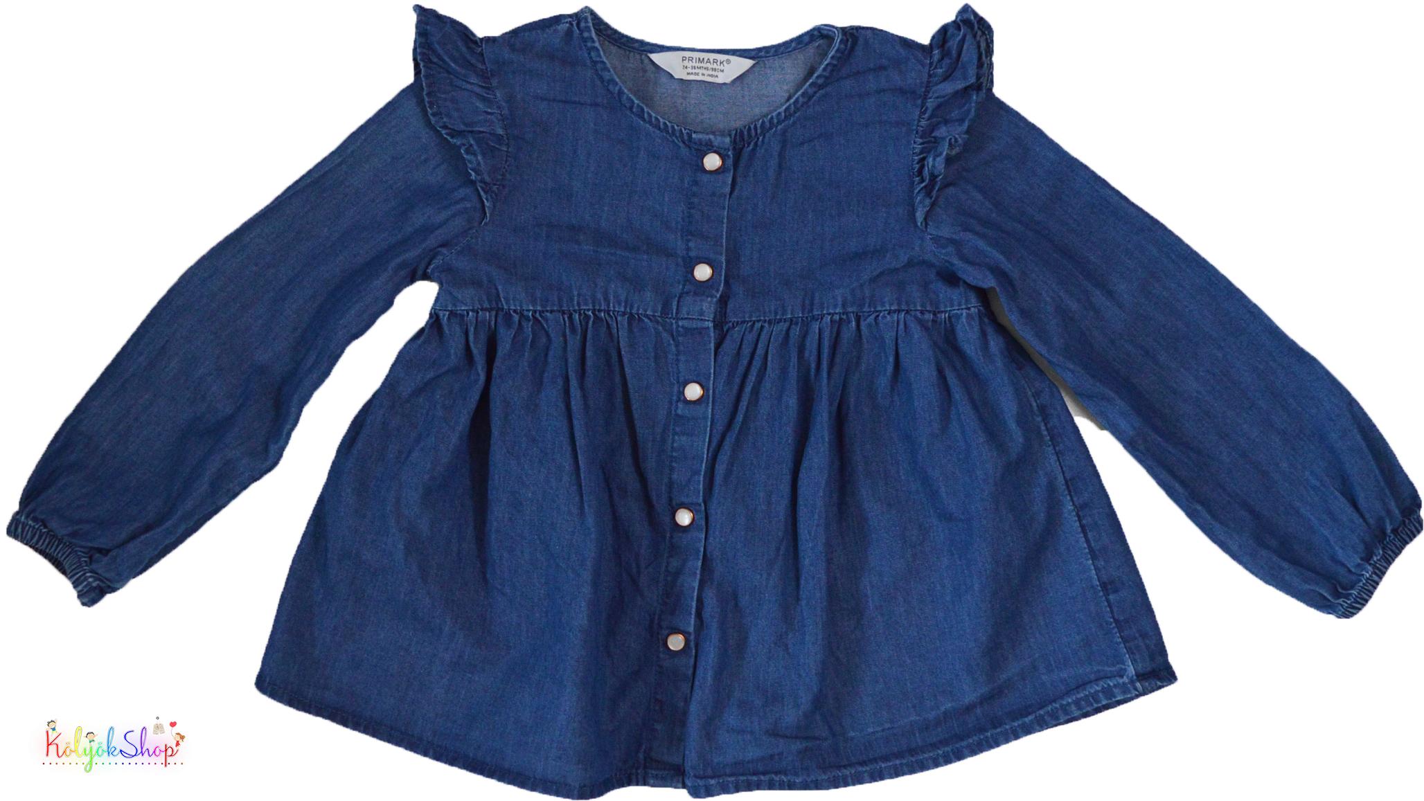 Primark vékony farmerruha 2-3év 4-Hibátlan