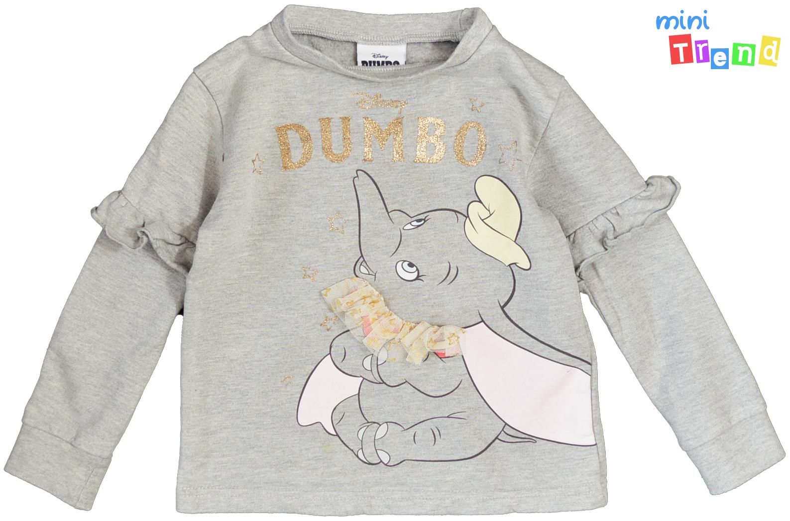 Dumbo szürke pulóver 2-3év 4-Hibátlan(kis halvány folt)
