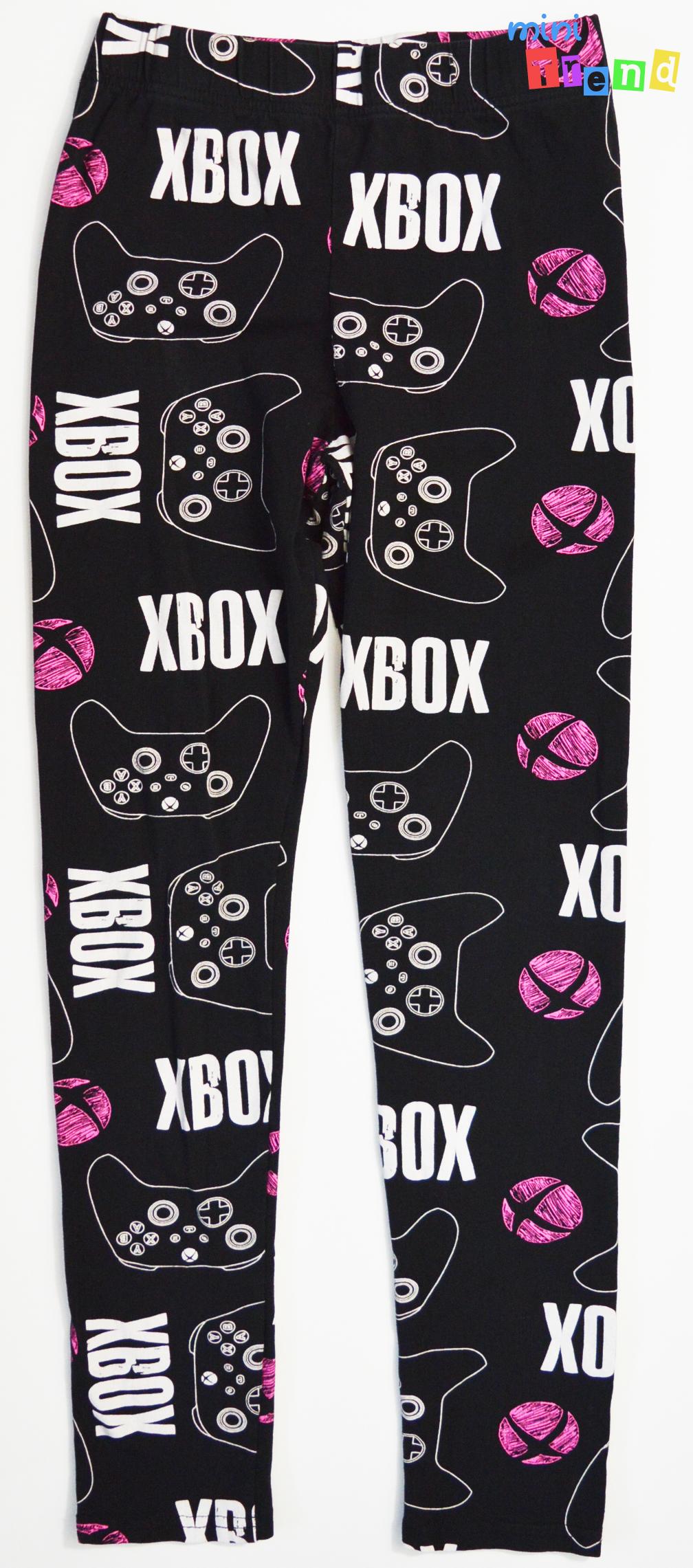 XBox mintás fekete leggings 13év 4-Hibátlan