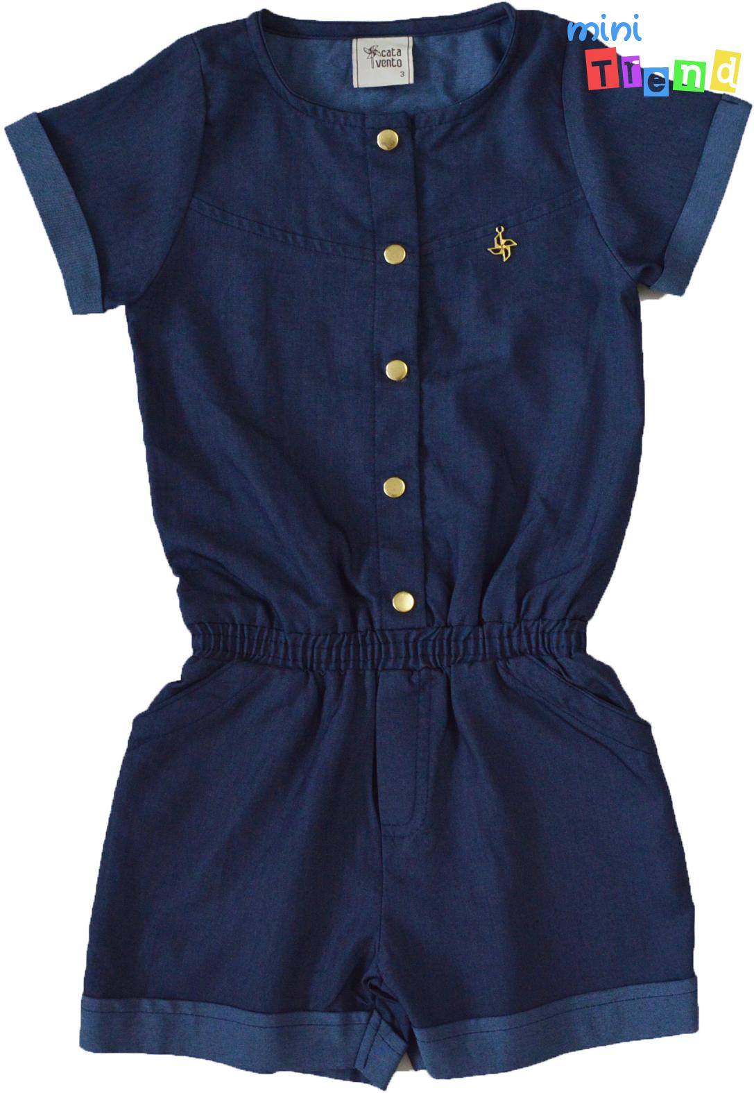 Farmer hatású vékony playsuit 3év 4-Hibátlan