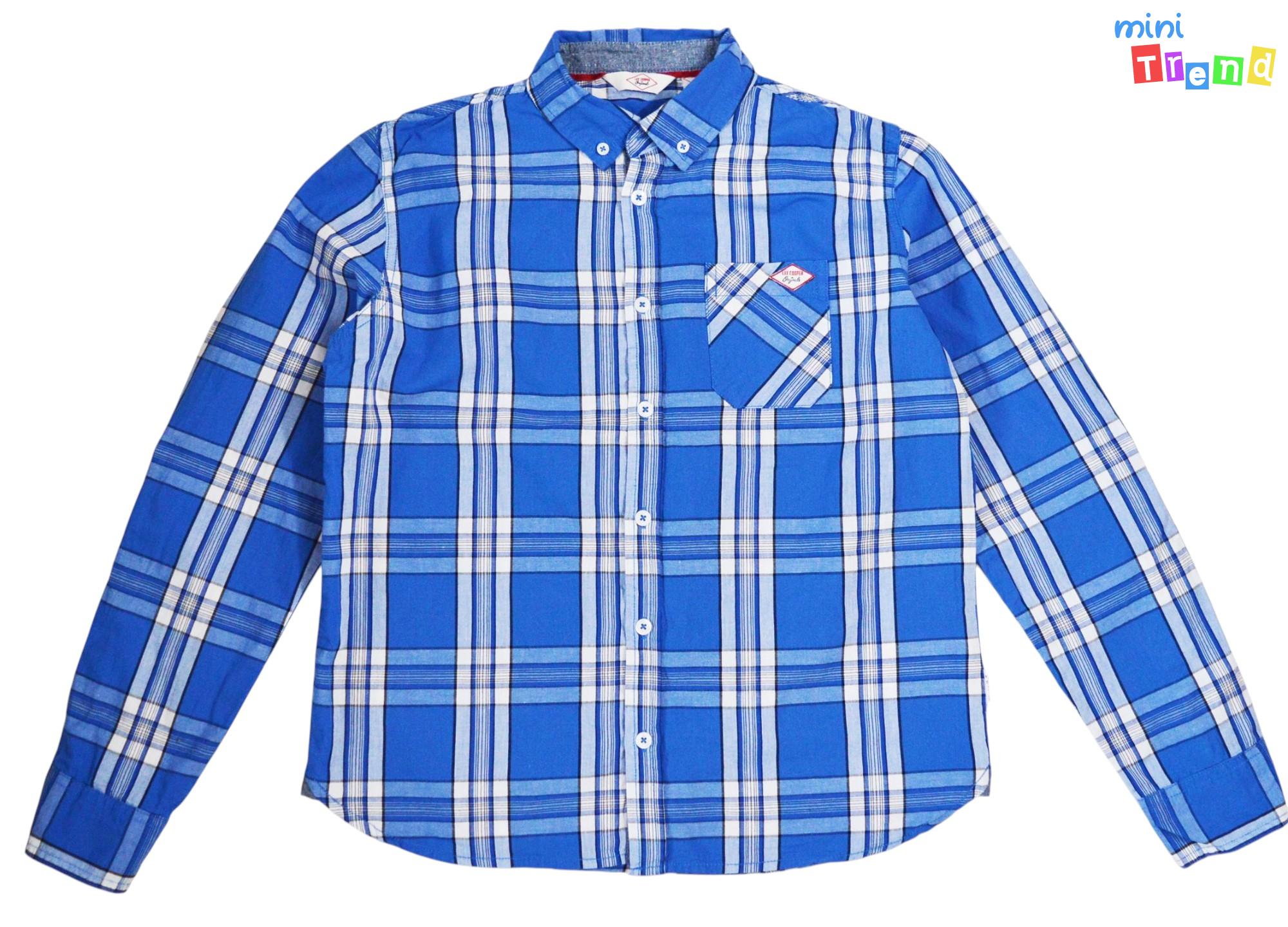 Lee Cooper kék kockás ing 13év 4-Hibátlan