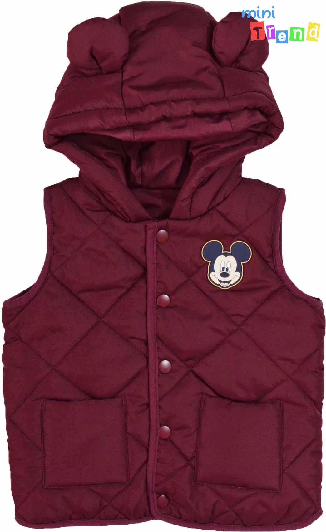 George Mickey bordó mellény 86 5-Újszerű