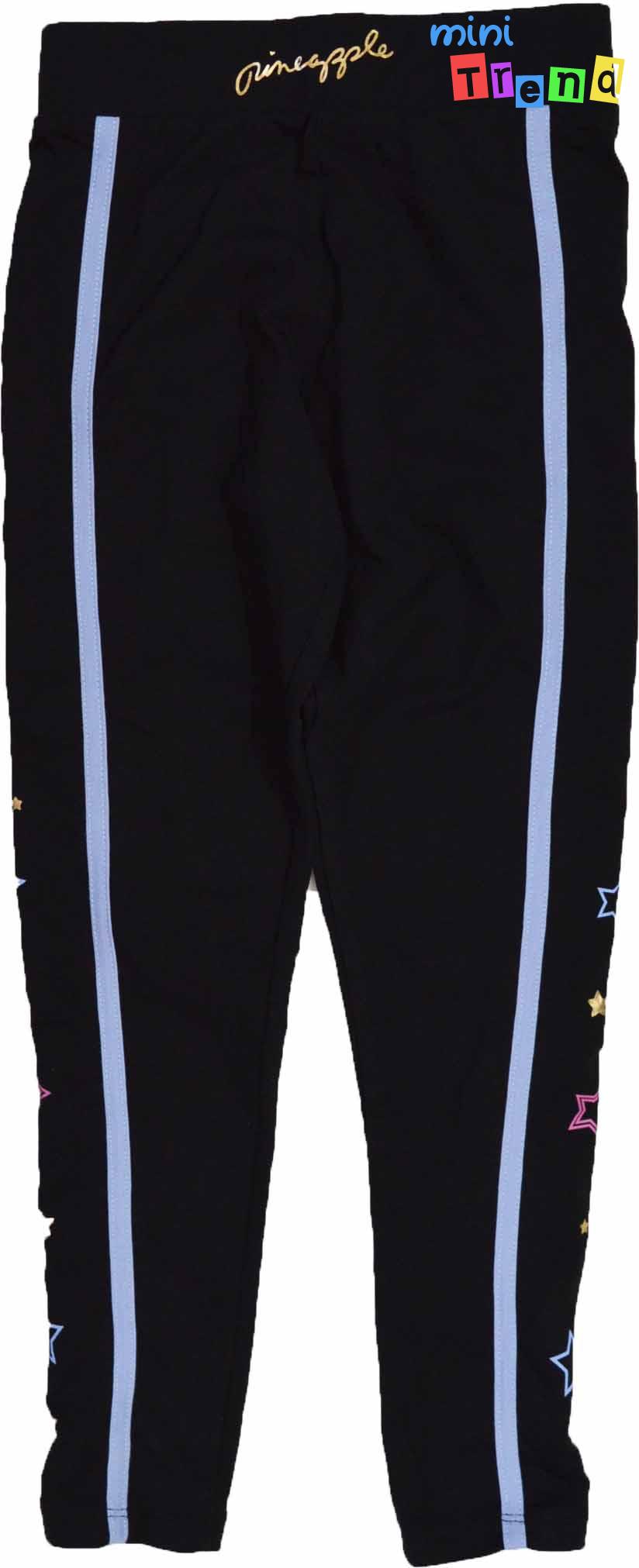 Pinapple csillag mintás fekete leggings 7-8év 4-Hibátlan