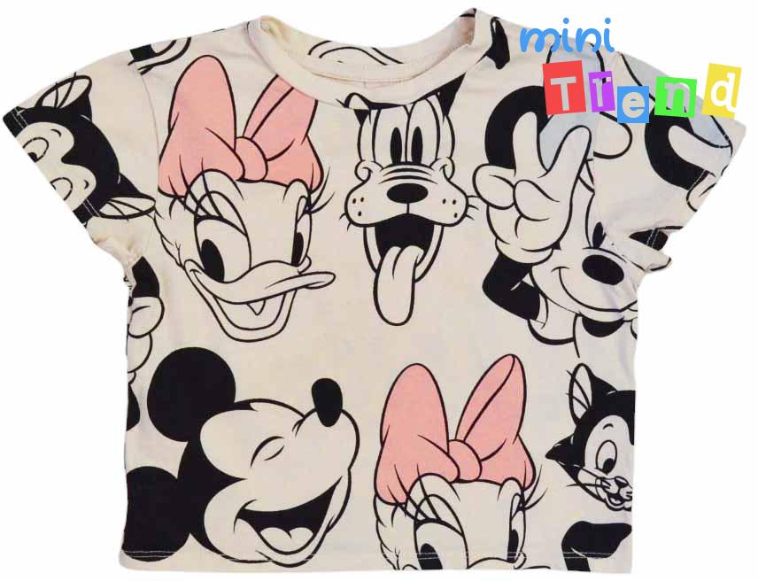 H&M Disney mintás drapp felső 92 5-Újszerű