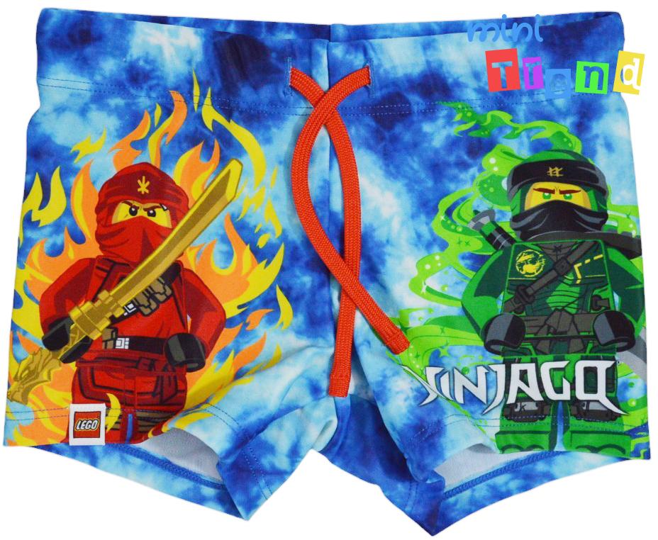 H&M Ninjago kék fürdőalsó 98-104 4-Hibátlan