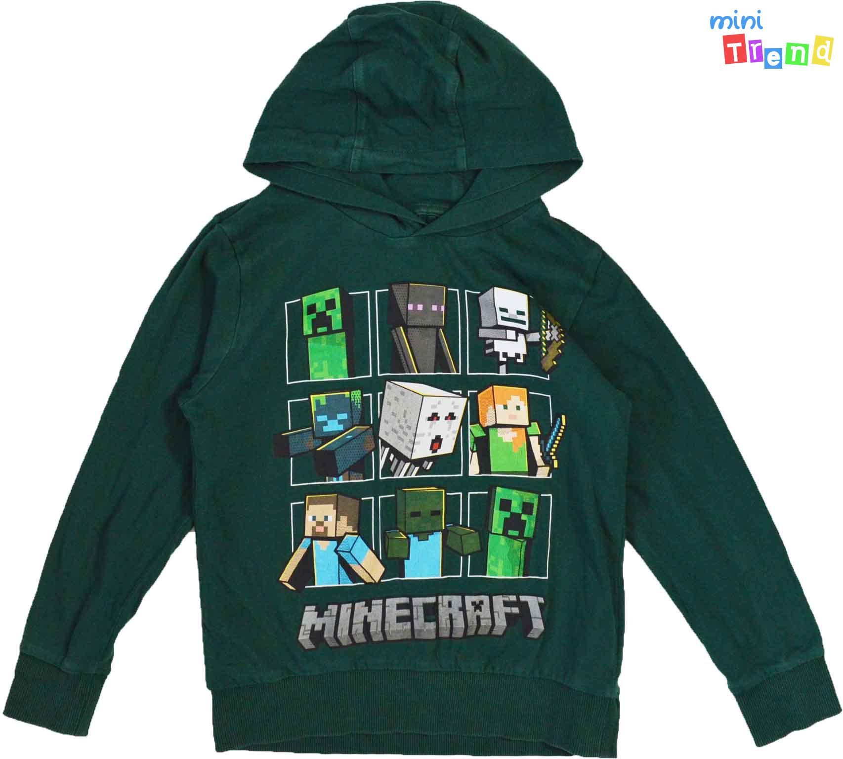 Next Minecraft zöld felső 7év 4-Hibátlan