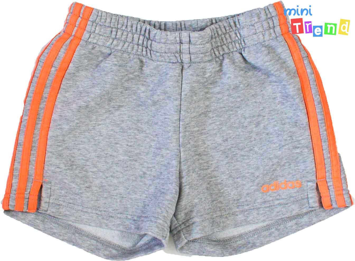 Adidas szürke-neonnarancs rövidnadrág 13-14év 4-Hibátlan
