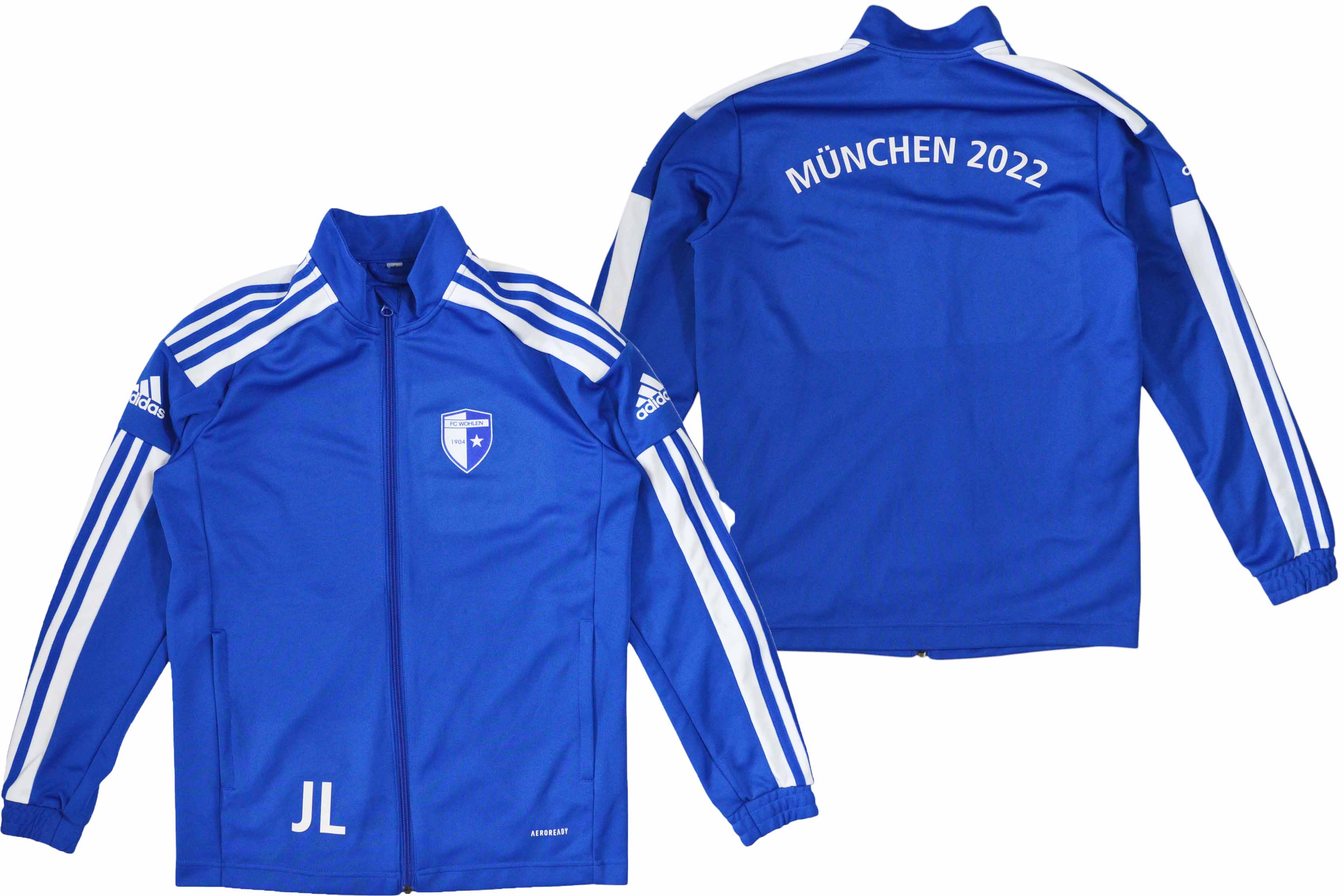 Adidas kék szabadidő felső 14év 4-Hibátlan(kis folt)