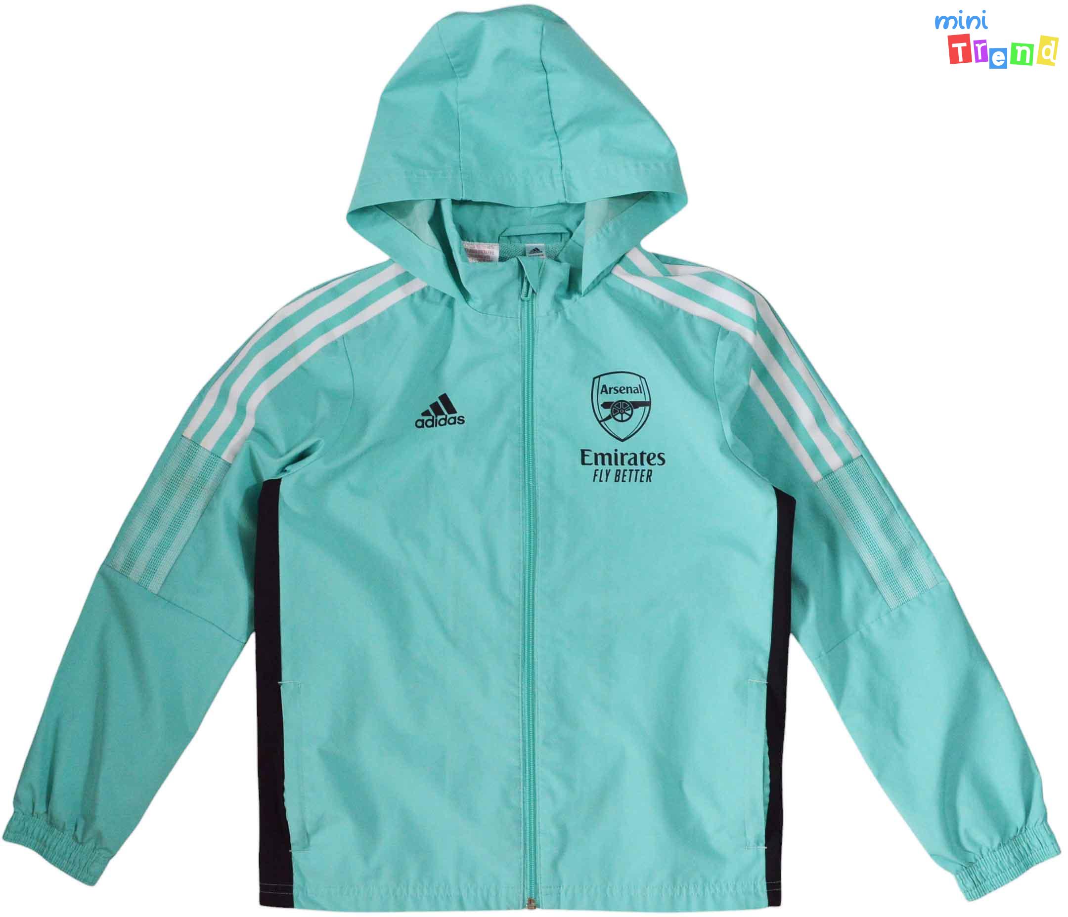Arsenal Adidas zöld szabadidő felső 9-10év 3-Jó állapot(hiba)