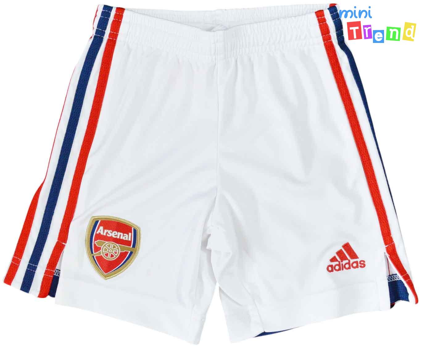 Arsenal Adidas fehér sport rövidnadrág 7-8év 4-Hibátlan(elszíneződés)