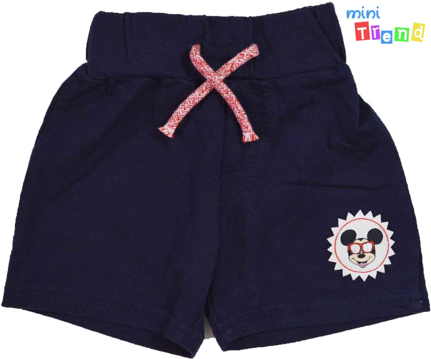 Primark Mickey sötétkék rövidnadrág 62 4-Hibátlan