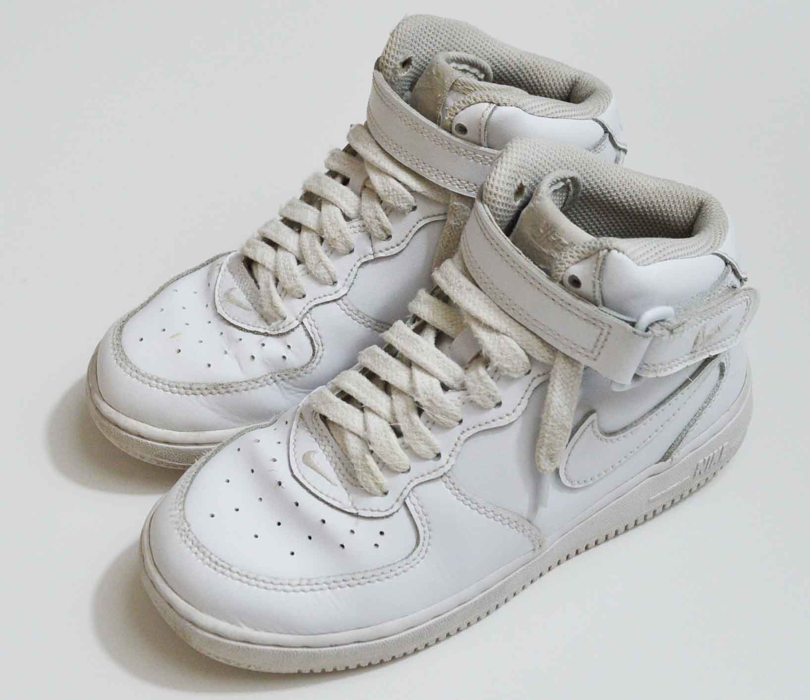 Nike Air Force 1 fehér magasszárú sportcipő 35 bth: 21cm 3-Jó állapot