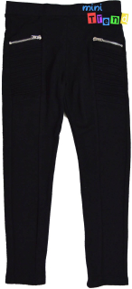 F&F fekete vastagabb leggings 6-7év 3-Jó állapot(bolyhos)