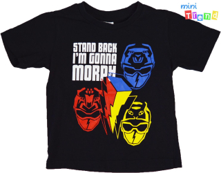 Power Ranger fekete póló 3-4év 4-Hibátlan