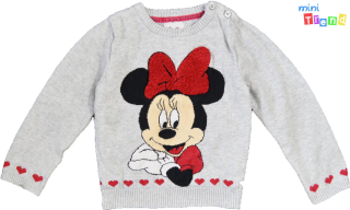 Disney Minnie szürke gépi kötött pulóver 2-3év 4-Hibátlan