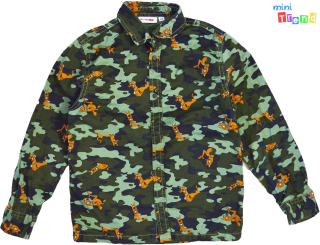 Scooby-Doo mintás khaki ing 128 4-Hibátlan