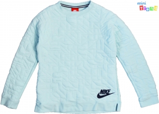 Nike világoskék vastagabb pulóver 10-12év 4-Hibátlan