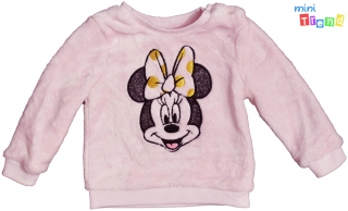 Disney Minnie rózsaszín polár pulóver 74 4-Hibátlan