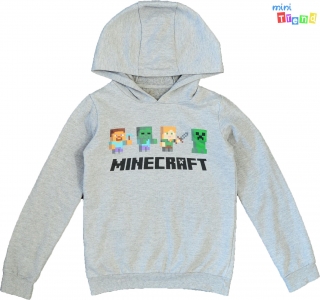 Minecraft szürke pulóver 7-8év 5-Újszerű