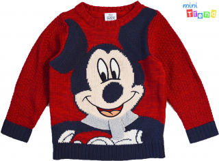 George Mickey bordó kötött pulóver 3-4év 3-Jó állapot