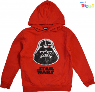 Star Wars piros simítos pulóver 7-8év 4-Hibátlan
