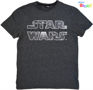Star Wars szürke póló S 4-Hibtálan