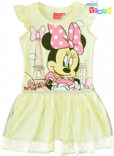 Disney Minnie sárga tüllös ruha 104 6-Új