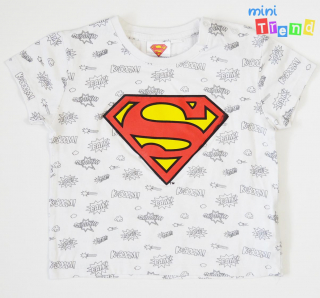 Superman fehér póló 86-92 4-Hibtálan(minta kis hiba)