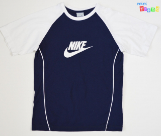 Nike sötétkék-fehér póló 140-152 5-Újszerű