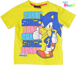 Sonic sárga póló 6-7év 4-Hibátlan
