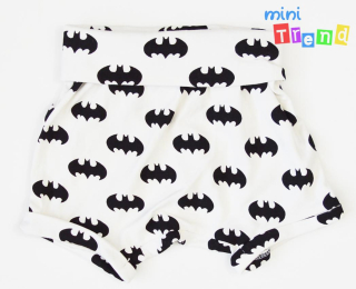 H&M Batman mintás fehér rövidnadrág 68 4-Hibátlan