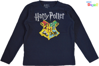 Harry Potter sötétkék felső 146-152 3-Jó állapot