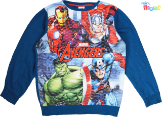 Avengers kék pulóver 11-12év 4-Hibátlan