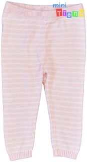 F&F rózsaszín csíkos kötött nadrág 74 4-Hibátlan